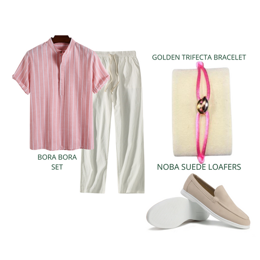 Juego de 4 piezas NOBA - Rosa