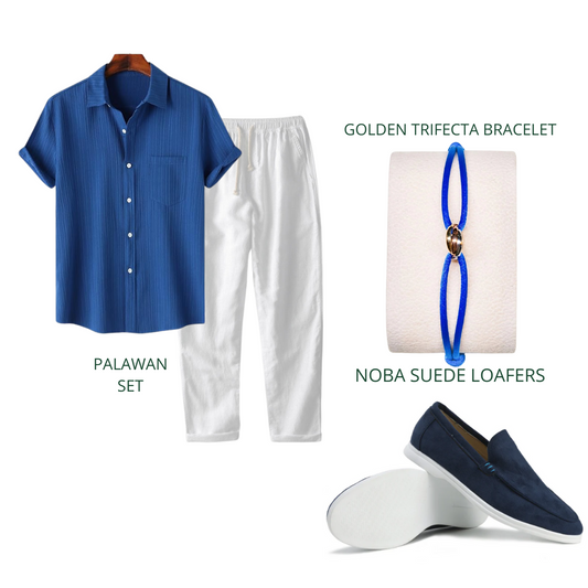Conjunto de 4 piezas NOBA - Azul marino